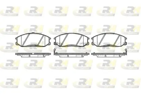 Тормозные колодки дисковые. ROADHOUSE 2771.22