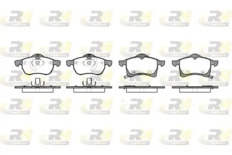 Тормозные колодки дисковые ROADHOUSE 2683.02