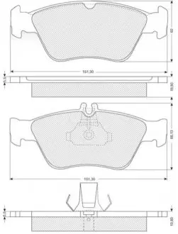Гальмівні колодки дискові STARLINE BD S227
