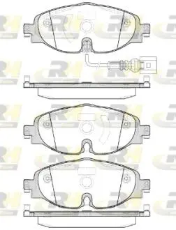 Тормозные колодки дисковые ROADHOUSE 21515.01