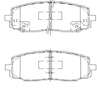 Тормозные колодки дисковые STARLINE BD S449