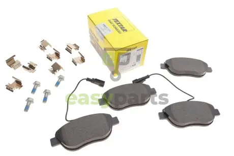 Колодки гальмівні (передні) Fiat Doblo/Qubo 10-/Punto 08-/Opel Combo 12- (Bosch) Q+ (+датчик) TEXTAR 2370901