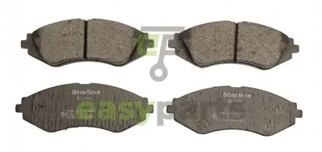 Гальмівні колодки дискові STARLINE BD S440