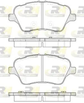 Комплект тормозных колодок, дисковый тормоз ROADHOUSE 21514.00