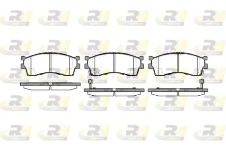 Гальмівні колодки дискові ROADHOUSE 2415.32