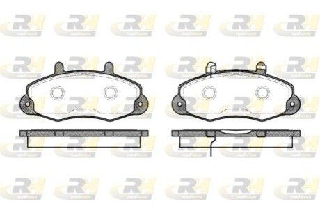 Гальмівні колодки дискові ROADHOUSE 2391.02