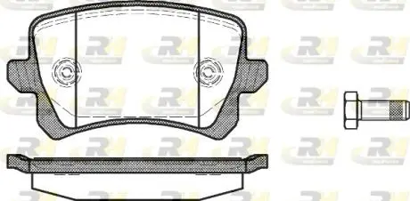 Тормозные колодки дисковые ROADHOUSE 21342.00
