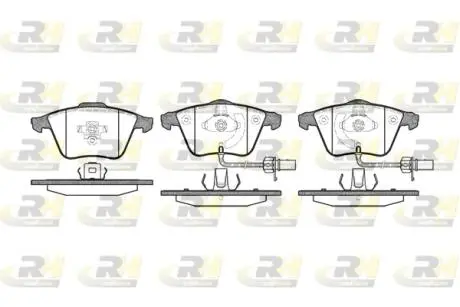 Колодки гальмівні ROADHOUSE 2964.12