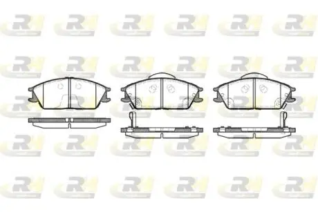 Гальмівні колодки дискові ROADHOUSE 2224.22