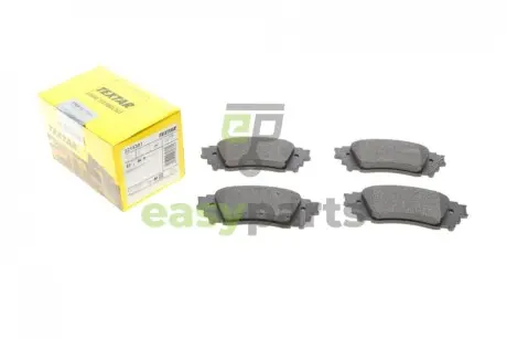 Колодки гальмівні (задні) Lexus NX 2.0/2.5 16V 14-/Toyota Alphard 3.5 15- (Akebono) TEXTAR 2215301