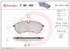 Тормозные колодки дисковые BREMBO P85 169 (фото 1)