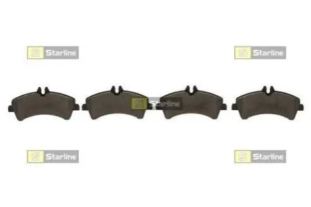 Комплект тормозных колодок, дисковый тормоз STARLINE BD S552