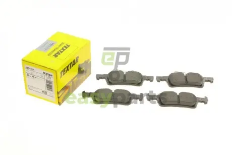Колодки гальмівні (задні) Ford Fiesta 1.0 EcoBoost 17-/Peugeot 308 14- (Teves) Q+ TEXTAR 2584104