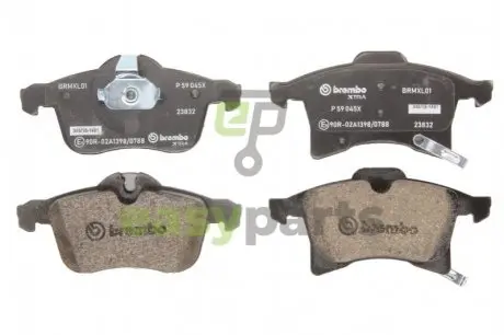 Тормозные колодки дисковые BREMBO P59 045X
