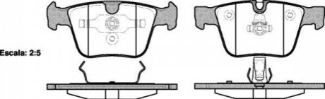 Комплект тормозных колодок, дисковый тормоз ROADHOUSE 21216.00 (фото 1)