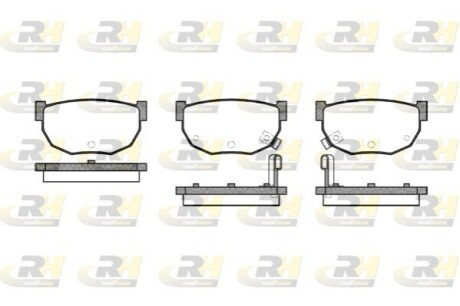 Гальмівні колодки дискові ROADHOUSE 2151.02