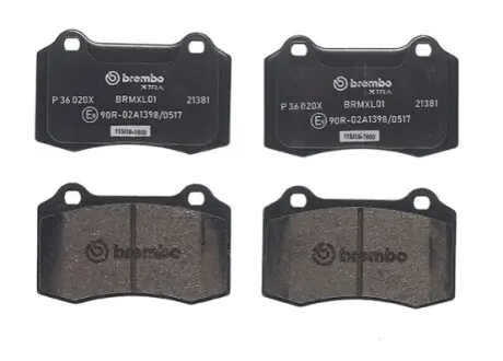 Тормозные колодки дисковые BREMBO P36 020X