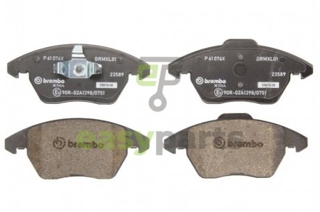 Тормозные колодки дисковые BREMBO P61 076X