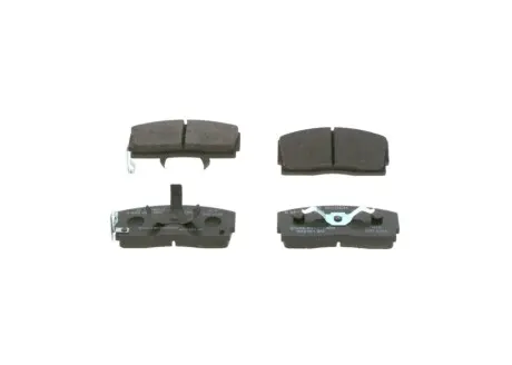 DAIHATSU колодки гальмівні передні CHARADE 87-93 BOSCH 0986493390