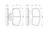 DAIHATSU колодки гальмівні передні CHARADE 87-93 BOSCH 0986493390 (фото 5)