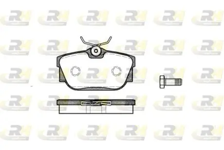 Тормозные колодки дисковые ROADHOUSE 2767.00
