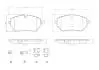 Гальмівні колодки дискові BREMBO P 61 128 (фото 1)