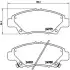 Тормозные колодки дисковые BREMBO P28 050X (фото 2)
