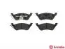 Комплект тормозных колодок, дисковый тормоз BREMBO P11 014 (фото 2)