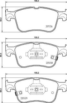 Тормозные колодки дисковые BREMBO P24 218