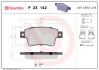 Комплект гальмівних колодок задн Abarth Grande Punto, Punto, Punto Evo Fiat Grande Punto, Punto, Punto Evo 0.9-1.6D 05.08- BREMBO P23 142 (фото 1)