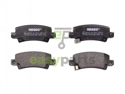 Колодки гальмівні дискові FERODO FDB1574
