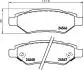 Колодки гальмівні дискові (комплект 4 шт) BREMBO P09 014 (фото 1)