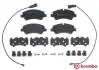 Гальмівнi колодки дискові BREMBO P24 187 (фото 2)