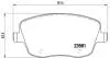 Комплект тормозных колодок, дисковый тормоз BREMBO P85 057 (фото 1)