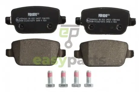 Тормозные колодки задние (16.0mm) Ford Galaxy/Mondeo IV 2.0TDCi 03/07 FERODO FDB1933