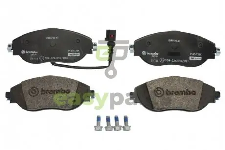 Тормозные колодки дисковые BREMBO P85 131X