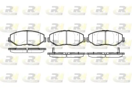 Комплект тормозных колодок, дисковый тормоз ROADHOUSE 2899.00