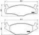 Комплект гальмівних колодок, дискове гальмо BREMBO P85 024 (фото 1)