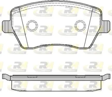 Колодки гальмівні Kangoo 07- ROADHOUSE 2987.00