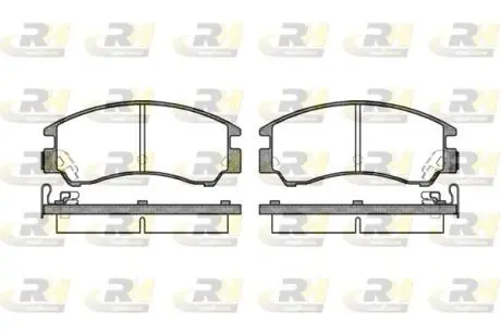 Гальмівні колодки дискові ROADHOUSE 2191.04