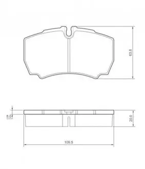 Комплект тормозных колодок, дисковый тормоз STARLINE BD S432