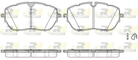 Колодки тормозные дисковые, к-кт. ROADHOUSE 21654.00