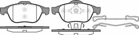 Комплект тормозных колодок, дисковый тормоз ROADHOUSE 2843.10 (фото 1)