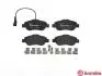 Колодки гальмiвнi переднi Fiat 500 Ford Ka 1.2/1.3D 07.07- BREMBO P23 107 (фото 2)