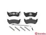 Комплект тормозных колодок, дисковый тормоз BREMBO P50 044 (фото 2)
