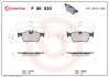 Колодки гальмівні дискові (комплект 4 шт) BREMBO P86 030 (фото 1)