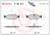 Комплект тормозных колодок, дисковый тормоз BREMBO P59 017 (фото 1)