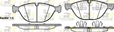 Гальмівні колодки дискові ROADHOUSE 21298.00