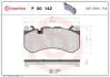 Тормозные колодки дисковые BREMBO P50 142 (фото 1)