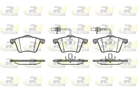 Тормозные колодки дисковые ROADHOUSE 2721.02